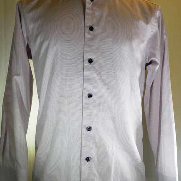 ETON of Sweden, NWOT, 15.75/40 Slim- Lite Cranberry Oxford cloth, 100% Cotton - Picture 6 of 7